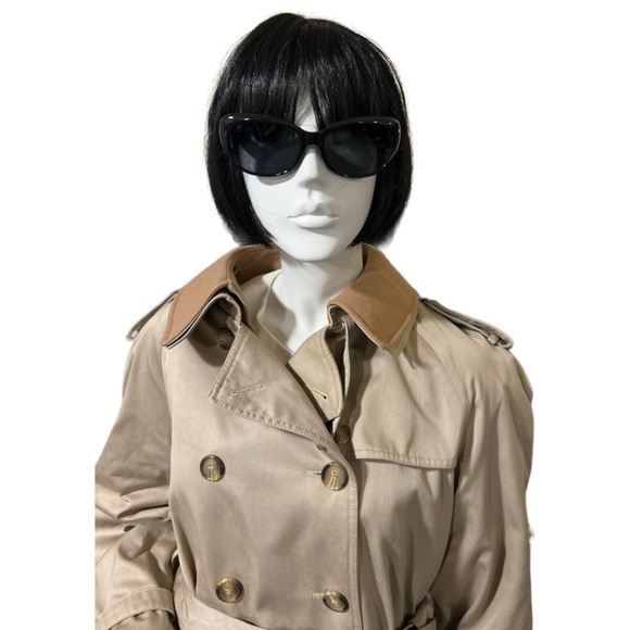Evan Picone Women’s Classic Double-Breasted Trench Coat - Picture 4 of 5